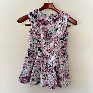Gap Kids Floral Fit & Flare Dress Size S (6/7) 100% Cotton
